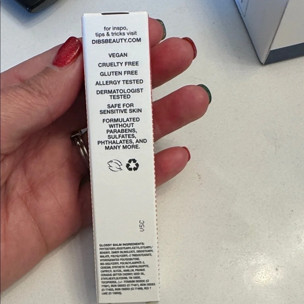 Dibs Glossy Balm In Mims Color- New In Box